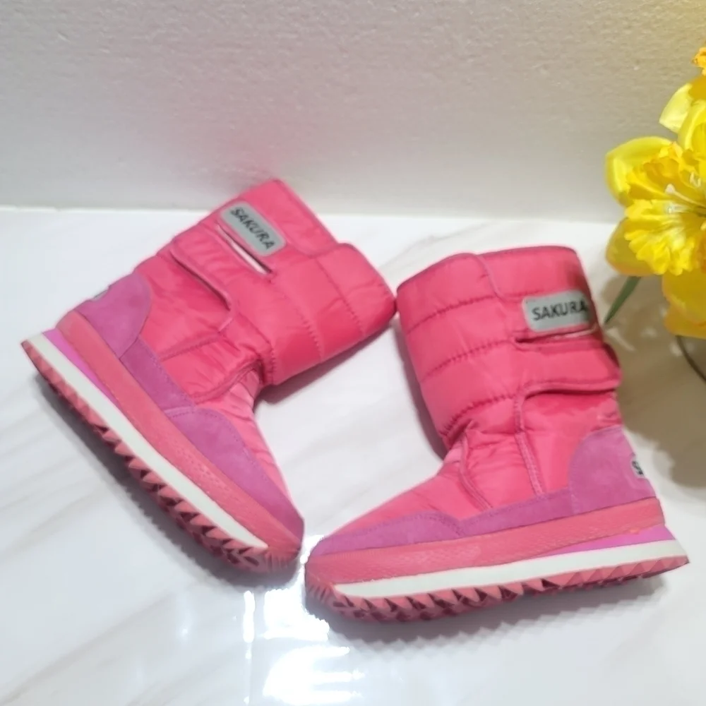SAKURA WOMEN PINK BOOTS SZ.36